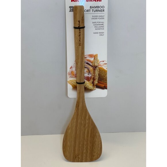 Kitchenaid Short Turner Bamboo Wooden NEW! - Picture 3 of 3